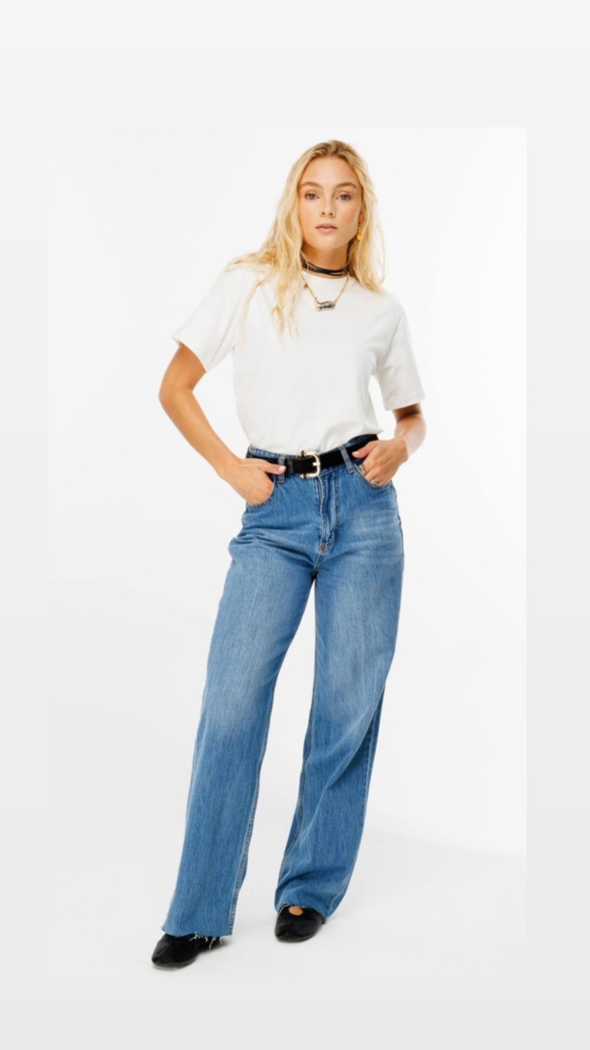 Palazzo Blue Fit Jean