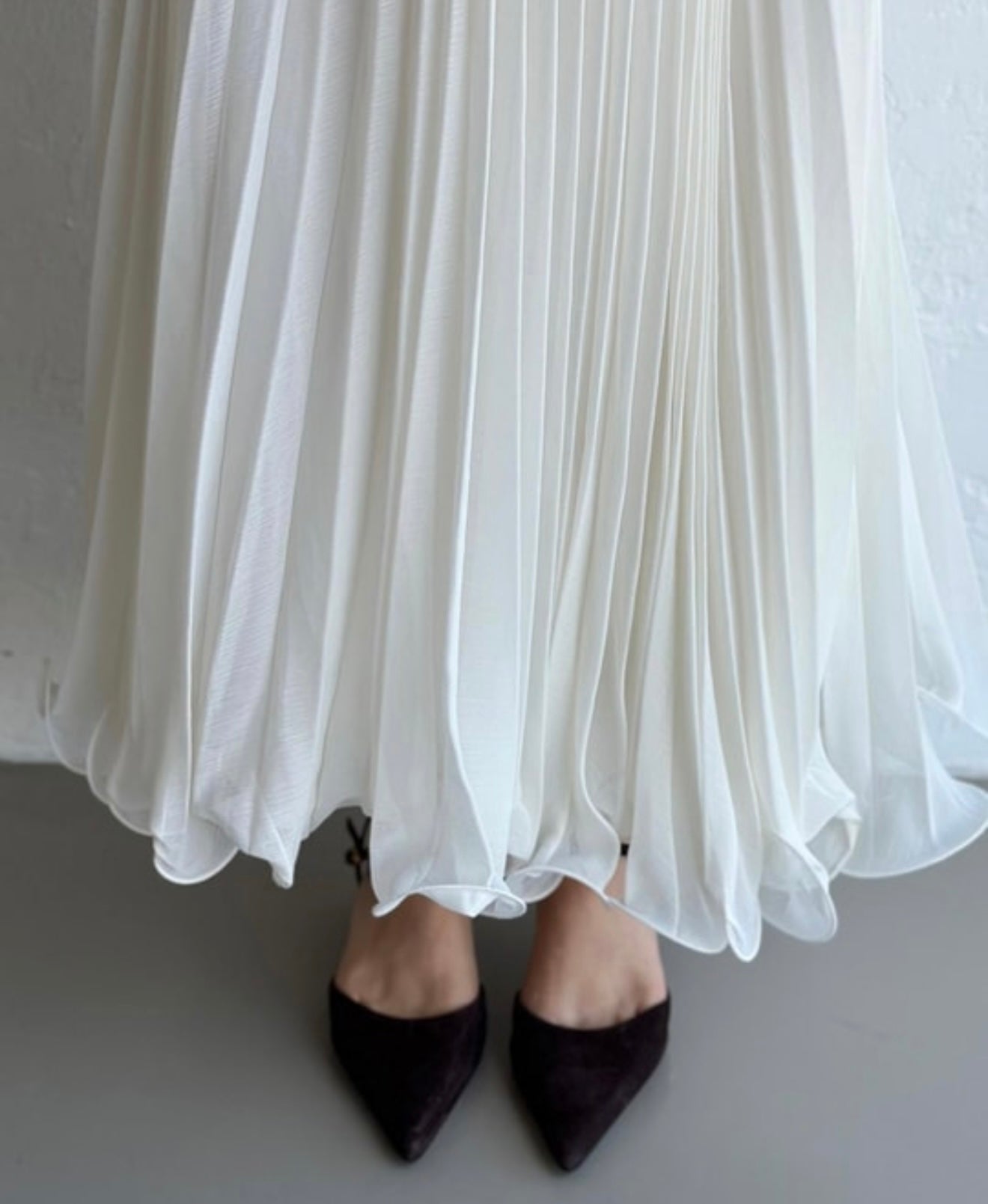 Rue Chiffon Rok Roomwit
