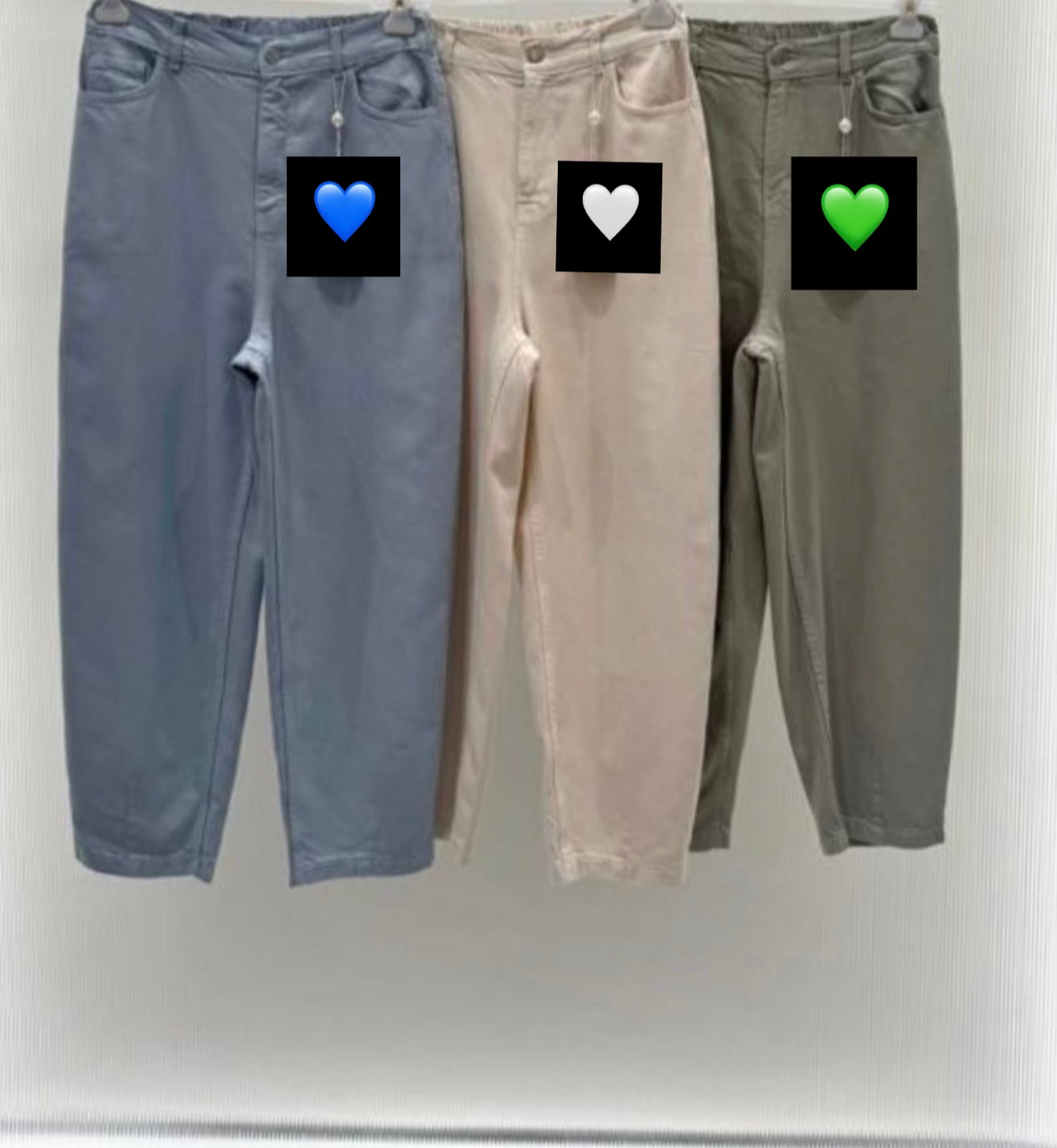 Laila denim broek