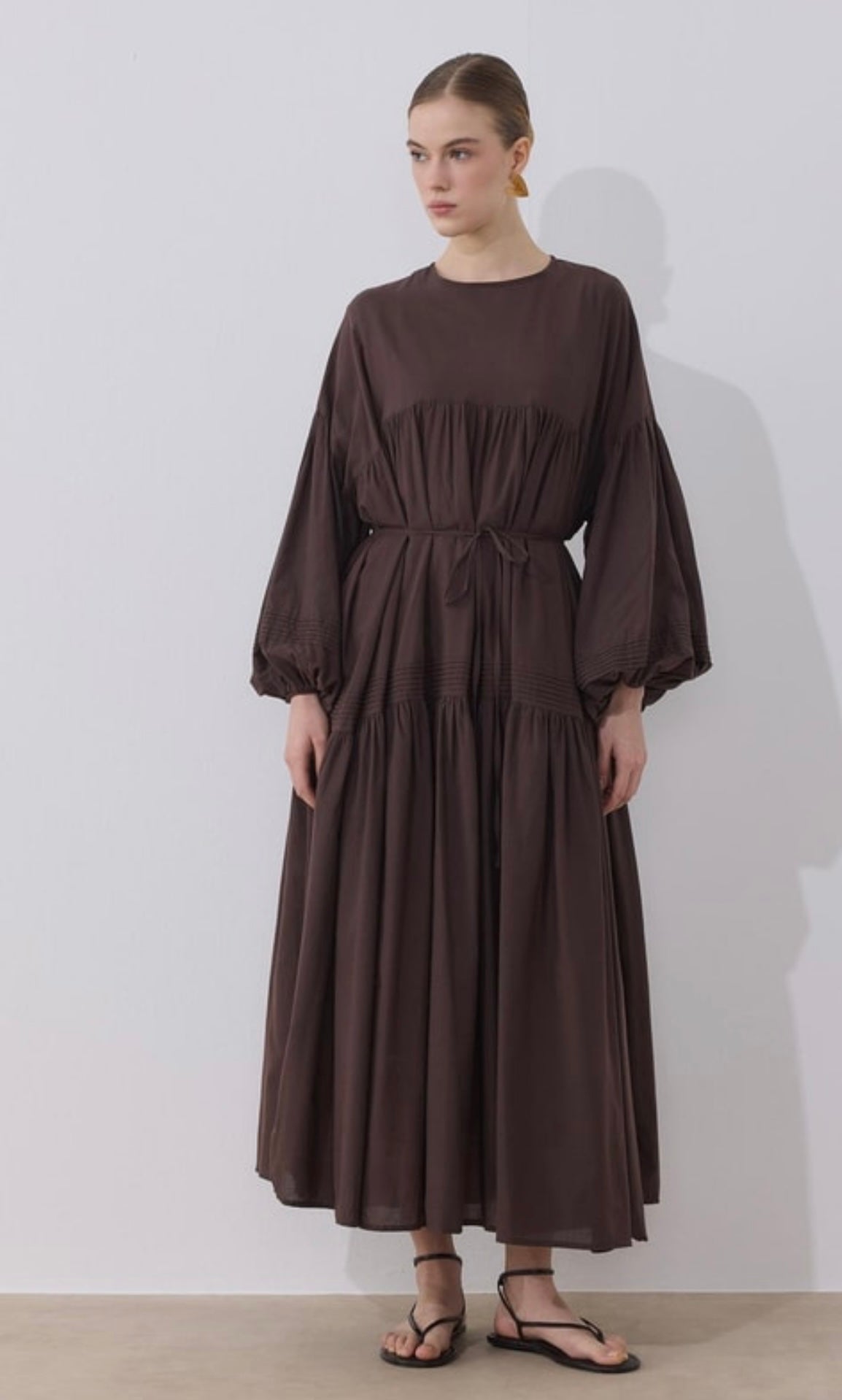 Vual Soho Jurk Bruin