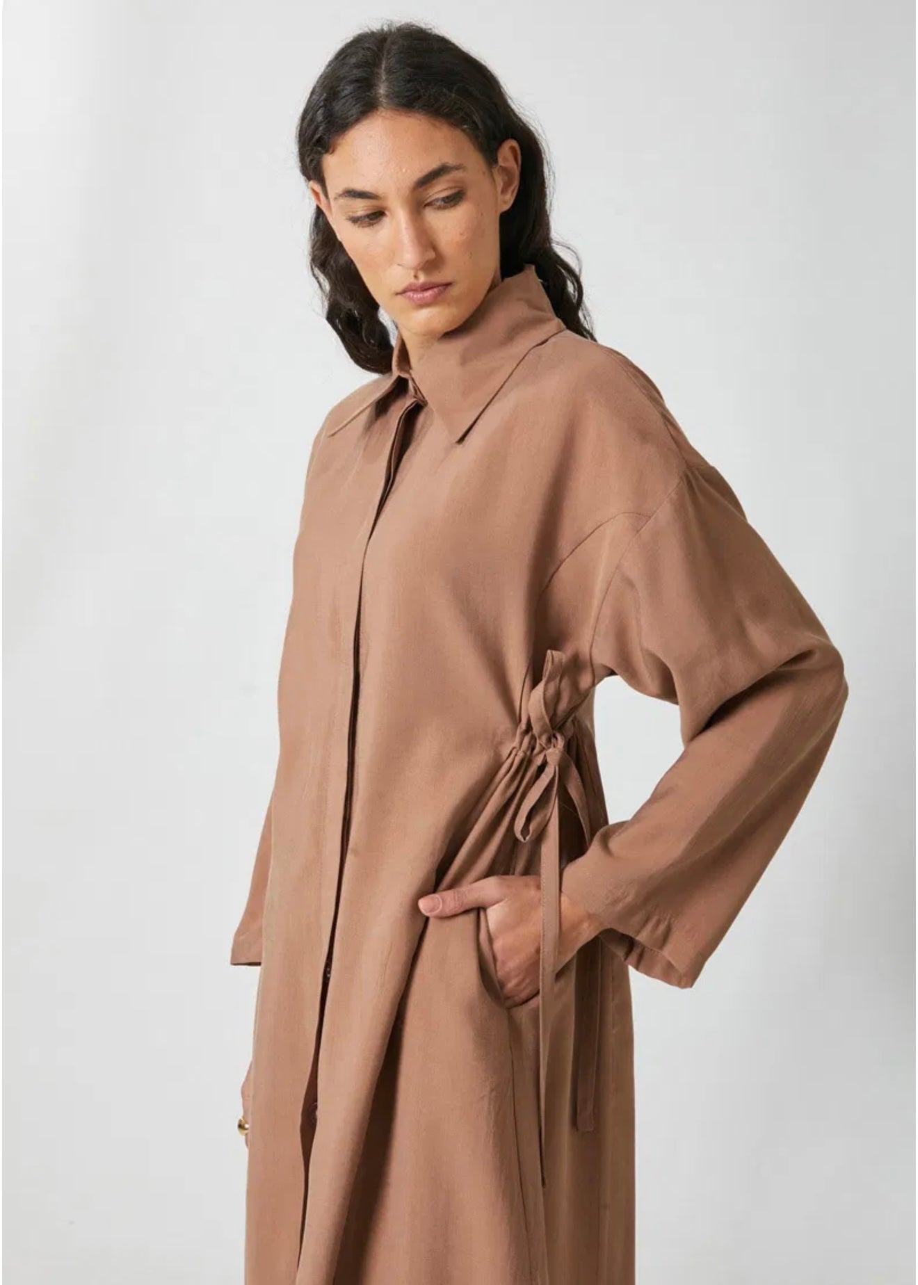 Tuniek set met strikdetail