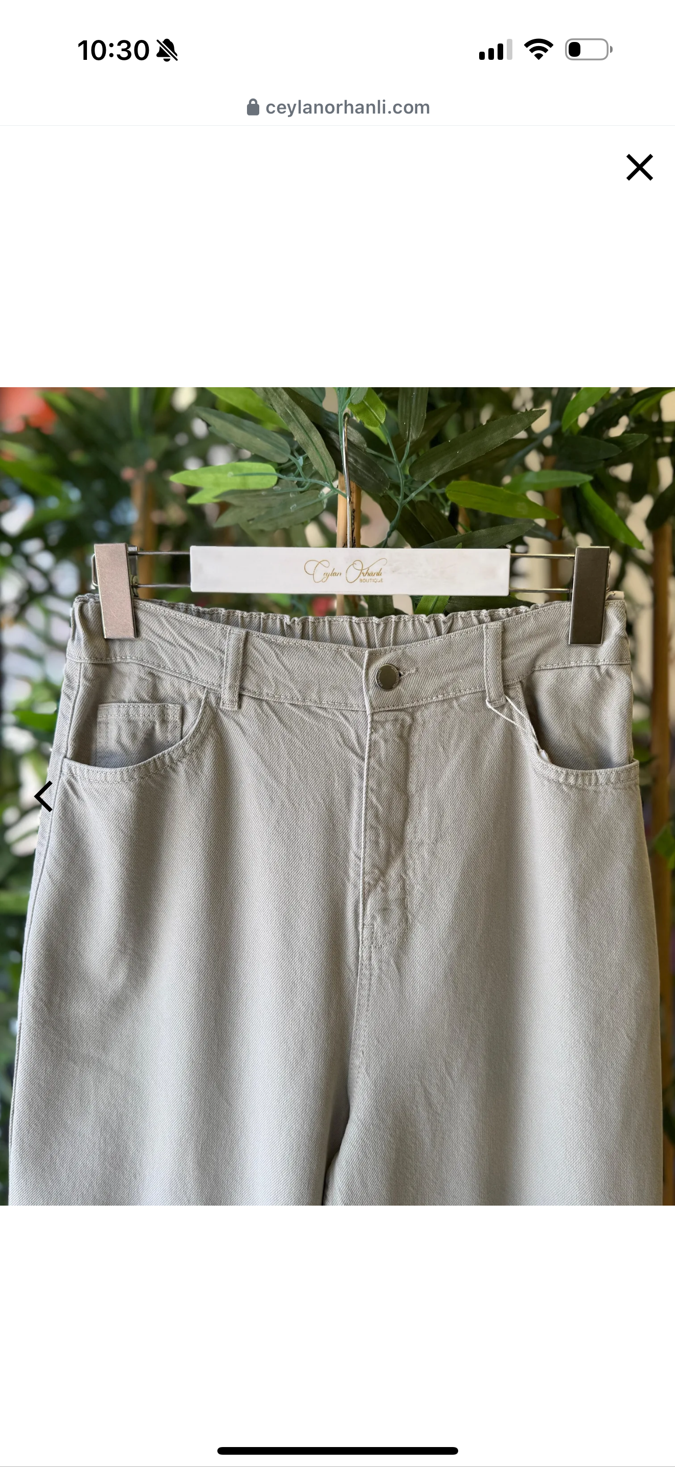 Laila denim broek