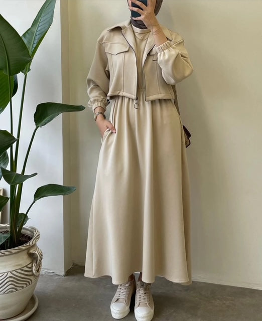 Alya Jurk Beige
