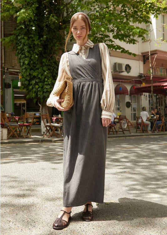 Berin Denim Gilet Jurk
