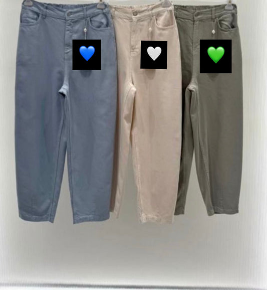 Laila denim broek