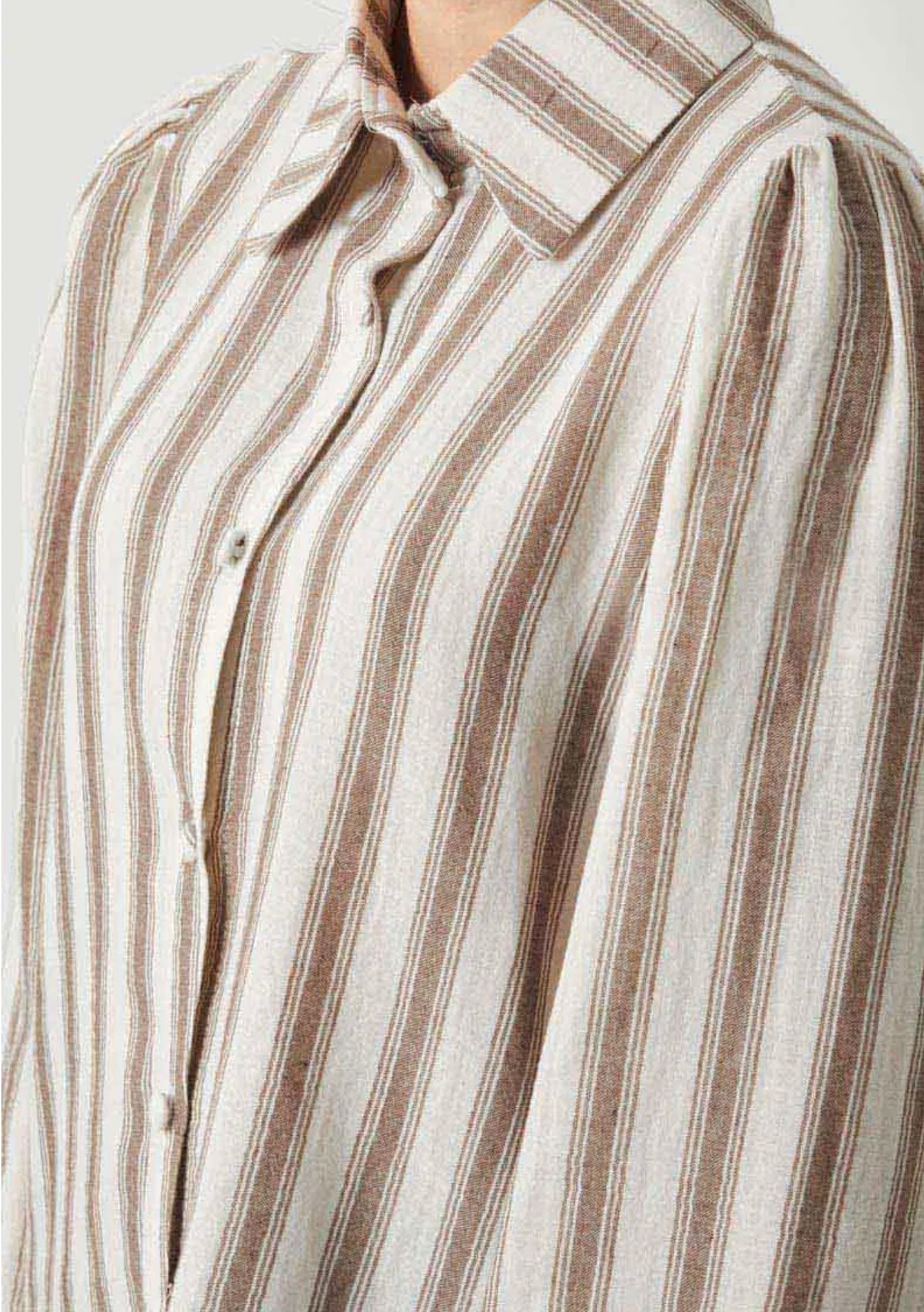 Gestreepte Müslin blouse