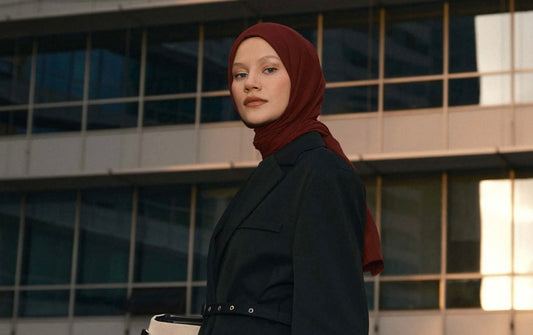 Bambu Hijab Bordeaux