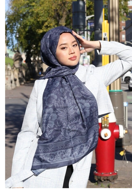 Retro blauw