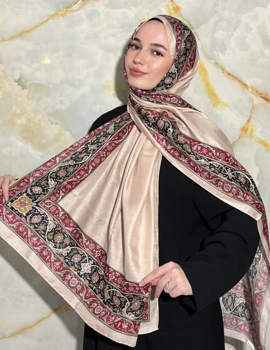 Royal sjaal beige
